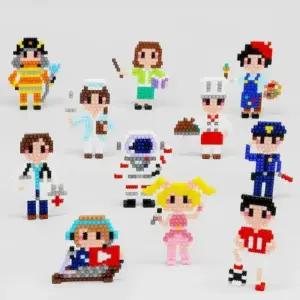 직업 디폼 블록 만들기 diy 키트 진로 희망 체험 교육 활동 놀이 돌봄 늘봄 방과후 학교 수업 재료 블록