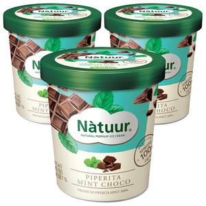 [슈팅냉동] 롯데웰푸드 나뚜루 피페리타 민트초코 파인트, 474ml, 3개