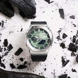 지샥 지얄오크 메탈 아이스블루 올블랙 태양광충전 블루투스 군인 전자손목시계 3종
