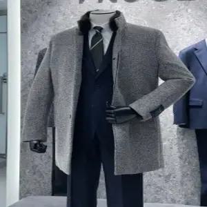 [트루젠] 트루젠 (역시즌) 이태리수입 라이트브라운 프리미엄 하프코트 2344CL520640