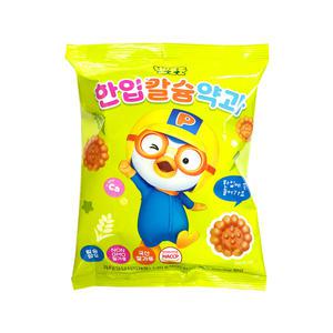 뽀로로 한입 칼슘 약과 120g 아이 간식 학교 어린이집 미니 과자