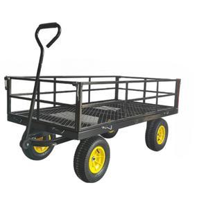 농사 손수레 짐수레 중형 사륜 농업용 풍선 바퀴 다목적 과수원용 리어카 수레