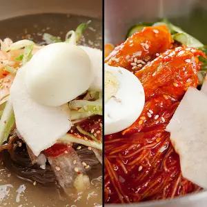 [참도깨비] 반반냉면 /10인분 (냉면2kg+육수5봉+냉면장500g+무김치 300g)