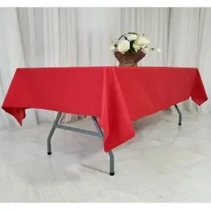 방수식탁보 방수테이블보 듀라 빨강단색 크기 260x145 계절행사 코엑스전람회 네일홍보 학교