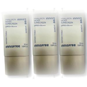 [뷰티나라] 이니스프리 트루 히알루론 수분선크림 50ml 3개