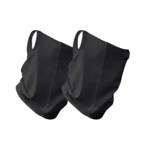 자외선 차단 쿨 마스크 (블랙)-2개 스포츠마스크 얼굴햇빛가리개 냉감소재 골프마스크