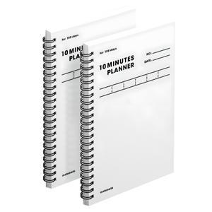 모트모트 텐미닛 플래너 100DAYS - 화이트 x 125 x 198 mm x 2개