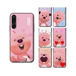 갤럭시와이드8 (M166) 갤럭시M16 잔망루피 빅페이스 시즌1 자석 카드 도어 범퍼 케이스 마그네틱