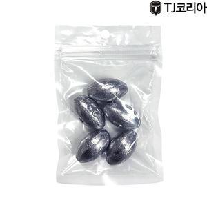 구멍봉돌 납구멍추 TJ코리아 카고 20호 ~ 50호 구멍추 원투