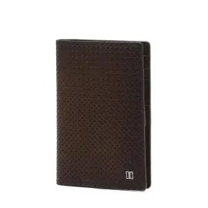 [매장] 닥스 ACC (선물포장) 브라운 DD로고 소가죽 카드지갑 (DBHO5F731W3)