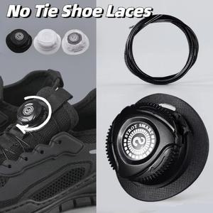 자전거빵구 운동화 자동 버클 로프 빠른 잠금 신발끈 없는 금속 와이어 회전 1