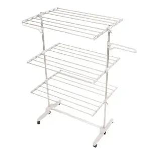 접이식 이동바퀴 대형 빨래건조대 6단 건조대 대형빨래건조대 아파트빨래건조대 수건건조대