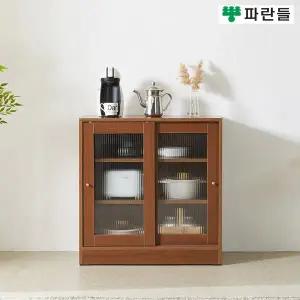 [착불배송] 파란들가구 800 미닫이 유리문수납장 슬라이딩 다용도수납장