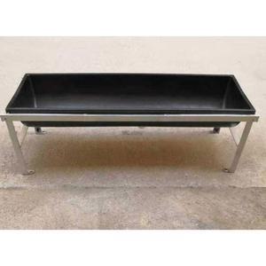 농장 사료통 목장 가축 양여물통 브래킷 1M 높낮이 염소먹이통 밥그릇 두께 스텐 2세트