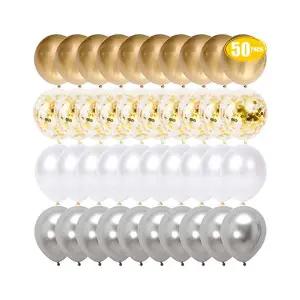 혼합 파티 풍선50개 셋트/꾸미기/포토존/풍선/입학/졸업/생일/축하/졸업식/이벤트/장식/입학식/세트/아트