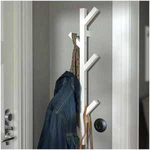 이케아 슈시그 수건소품걸이 화이트 19x7x78cm 걸이후크 옷걸이 옷장