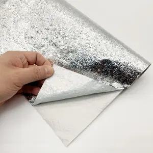 오염방지 은박 시트지 80cm x 5m/주방/시트/은색/씽크대/싱크대/은박지/기름때/부엌/씨트지/방수/스티커