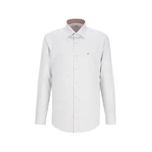 [듀퐁] 스트레치 체크 369 컴포터블 셔츠 브라운 SE4FM21LS369SBW