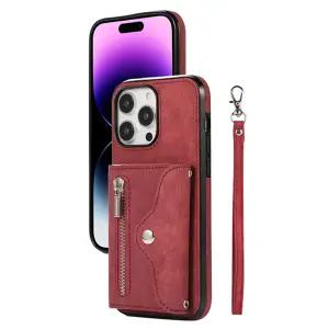 아이폰17/에어/프로/프로 맥스 지퍼 오르간 카드수납 지갑 크로스 케이스