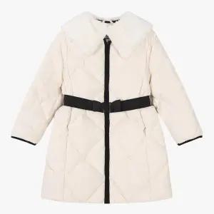 [셀덴]롱 기장 오리털 점퍼EDJD23N53크림