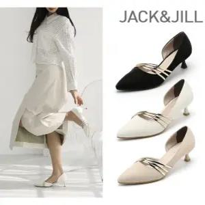 [잭앤질]잭앤질 새틴 골드스트랩 펌프스(JA3161)