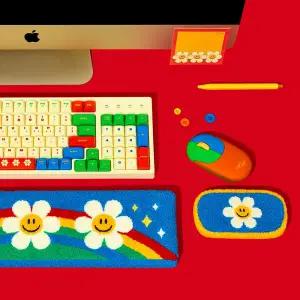 [위글위글] 키보드 마우스 쿠션 손목 받침대 세트 Smile We Love 469195