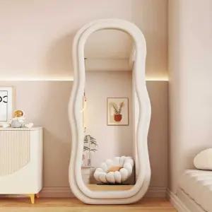 핑크 전신거울 거울 인테리어 미러 엔틱 비정형 피팅 옷가게