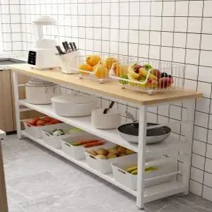 주방 보조 조리대 테이블 간이 선반 미니 아일랜드 작업대 식탁