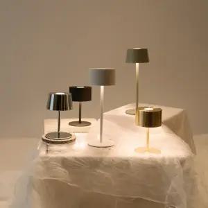 코드나인 2in1 무선 터치 LED 미니 스탠드 감성 오브제 무드등 탁상용 인테리어 침실 조명 수면등 5color