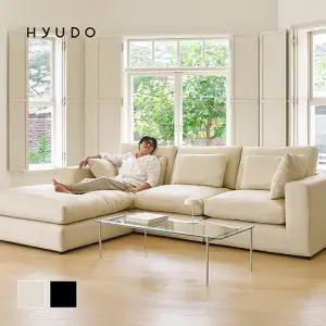 휴도 구름의 동백 2900 모듈형 가죽 소파 4인용+스툴 (쿠션증정)