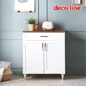 데코라인 코넬 르네 800 골드 서랍 주방 수납장 DGJ042C (착불)