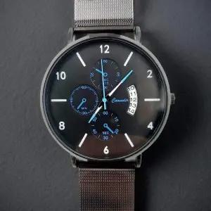 [골드스마일]패션 메쉬 커플 시계 가성비 쿼츠 데일리 메탈