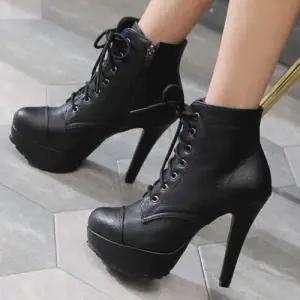 가보시 12cm 하이힐 앵클 부츠 0K740)