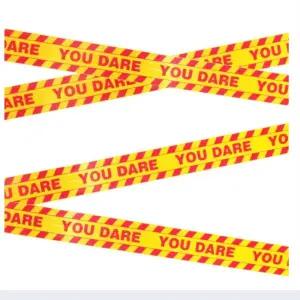 할로윈 공포 방탈출용 소품 워닝테이프 스릴 무서운 데코 파티 이벤트