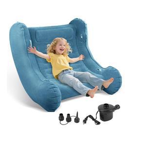 벨리우데이즈 감각 로커 의자 벨벳 플록 풍선 클라우드 자폐성 ADHD 3 12세용