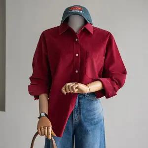 (안나앤모드) A. bern 포켓 코듀로이 셔츠[셔츠C0906Q03]