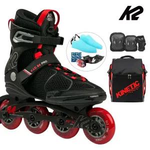 [케이투스케이트]성인 인라인스케이트 K2 핏 84 프로 성인용 인라인+가방+보호대 신발항균건조기 휠커버
