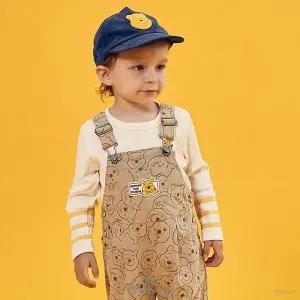 [디즈니베이비](신세계 사우스시티)[25년 가을신상]곰돌이푸전판멜빵바지(BEIGE)_79S522201