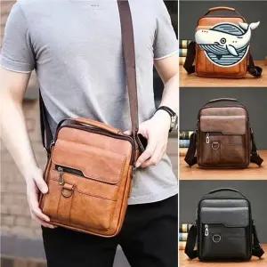 남성용 다용도 크로스백 소가죽 숄더백 수납-WFGYL1A