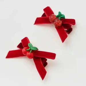 트윙클체리리본핀2세트