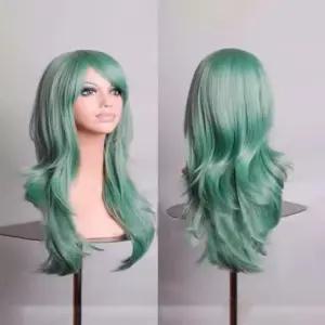 이벤트용 민트색 단발머리 통가발  촬영 패션가발