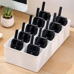 무전기보관함 5칸 10칸 상자 수납 무전기 보관 휴대폰