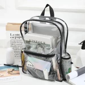 PVC 투명 백팩 방수 덕질가방 아이돌 콘서트 꾸미기용 비치백 흠뻑쇼 가방