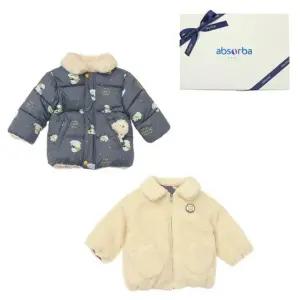 [갤러리아] (압소바출산,백일,돌,아기패딩점퍼,귀여운유아패딩점퍼)세드릭리버서블점퍼(A27-23119)