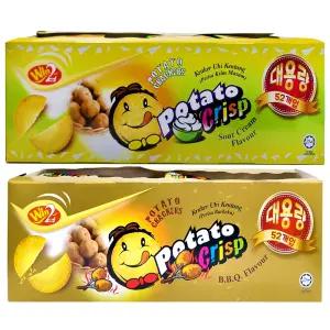 포테이토 크리스프 바베큐 / 사워크림 780g X 2개 (각1개씩) 감자과자 크리스피 과자