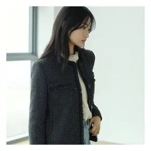 더엣지 에디션S 트위드 자켓 KZJK2E01 999199