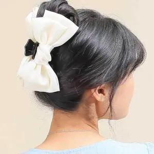 [콩심팥심]리본집게핀 대왕집게핀 리본핀 올림머리 대형집게핀