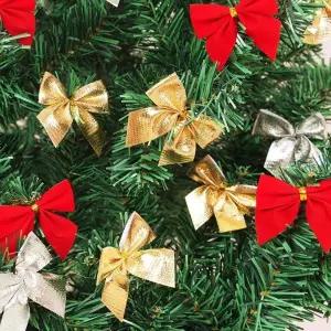 큰손할인 트리리본장식12pcs 크리스마스 오너먼트 꾸미기 레드리본