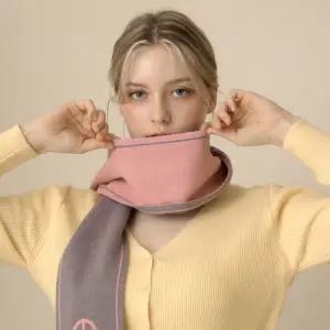 [롯데백화점]루이까또즈 쁘띠 니트 머플러 노벨솔리드 핑크 2CMK488PI