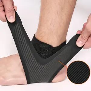 2중 스트랩 고정 발목 보호대 운동 헬스 등산 서포터/달리기 풋살 런닝 농구 인대 아대 압박 보호 밴드 슬